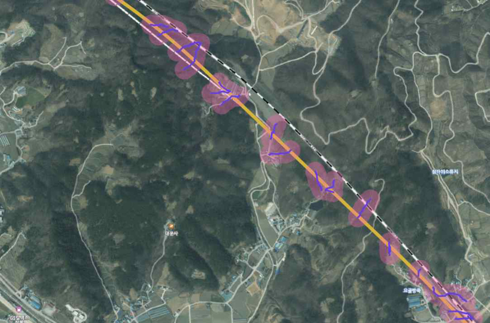 Debris-flow simulation viewer